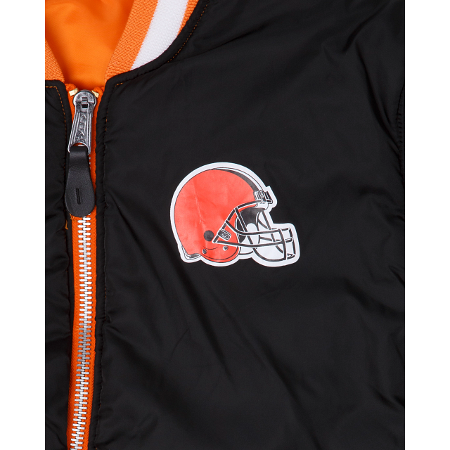Alpha Industries X Cleveland Browns MA-1 Bomber Jacket - Image 8