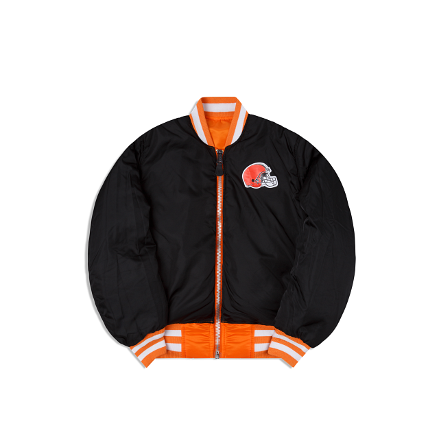 Alpha Industries X Cleveland Browns MA-1 Bomber Jacket - Image 6