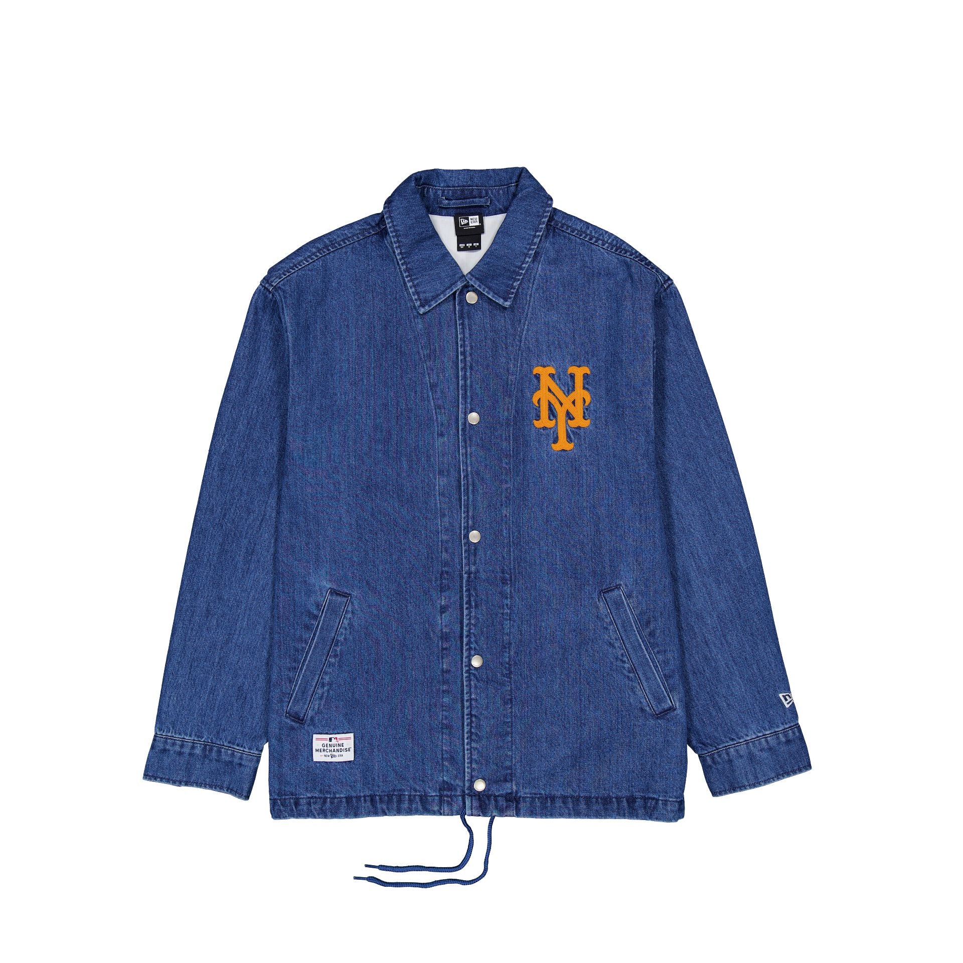 New York Mets Denim Coach Jacket - Image 2