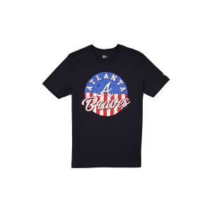 Atlanta Braves Independence Day 2025 Navy T-Shirt