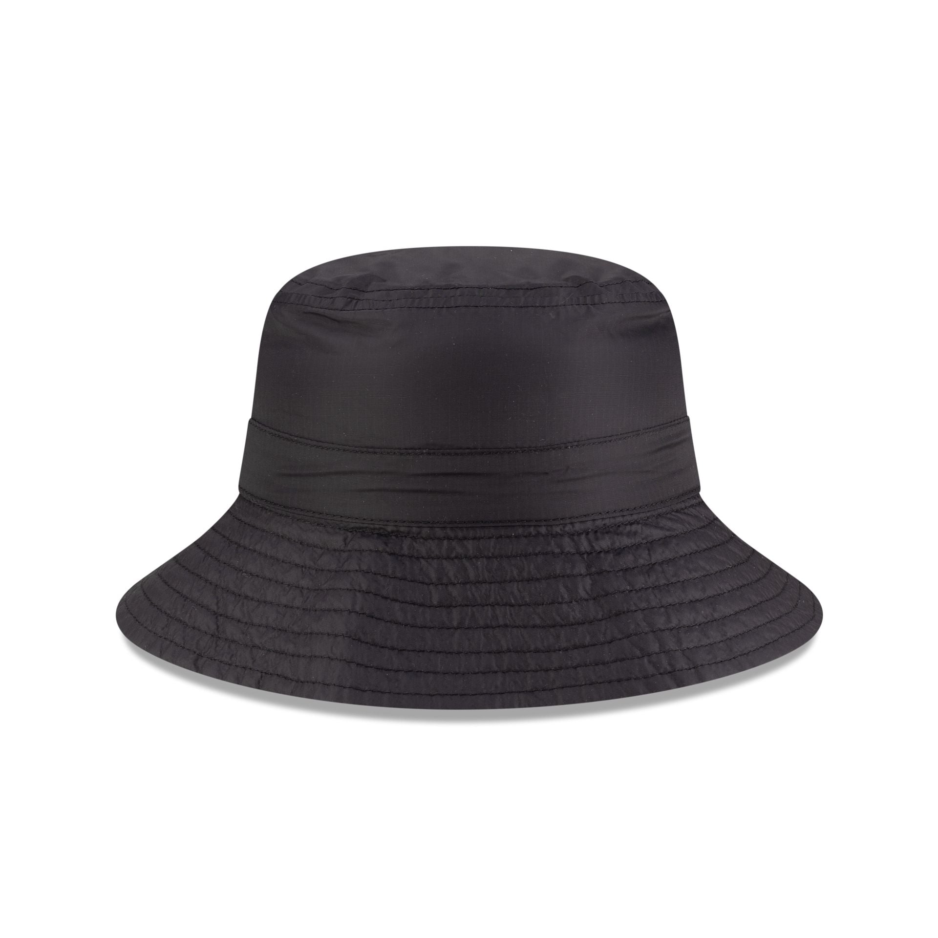 New Era Cap Packable Ripstop Black Bucket Hat - Image 2