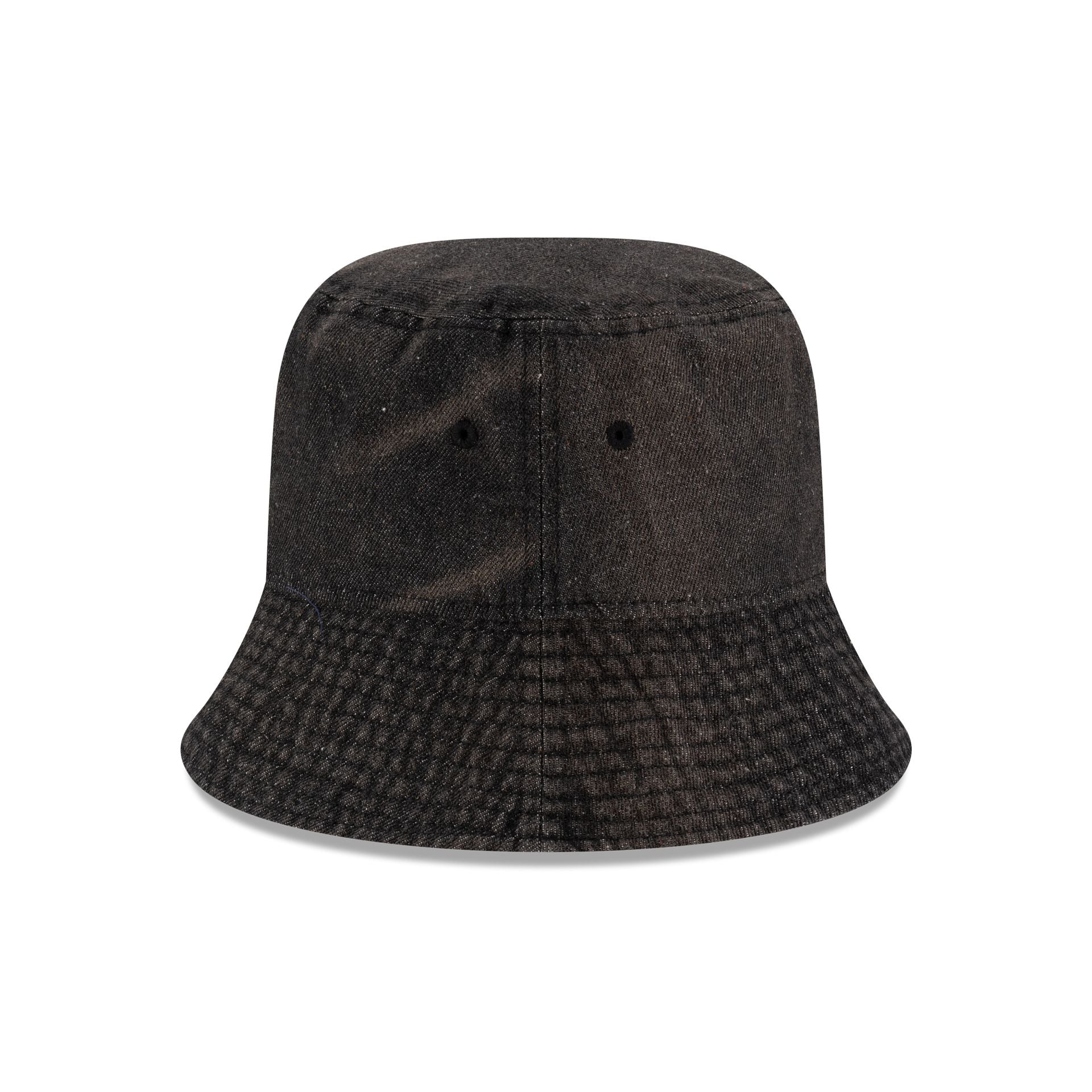 New Era Cap Black Denim Bucket Hat - Image 5