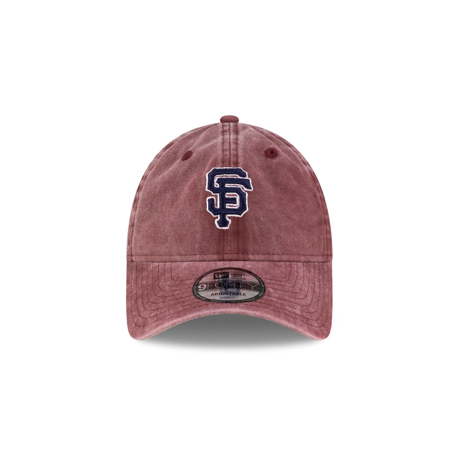 San Francisco Giants Lived In Burgundy 9FORTY Adjustable Hat - Image 2