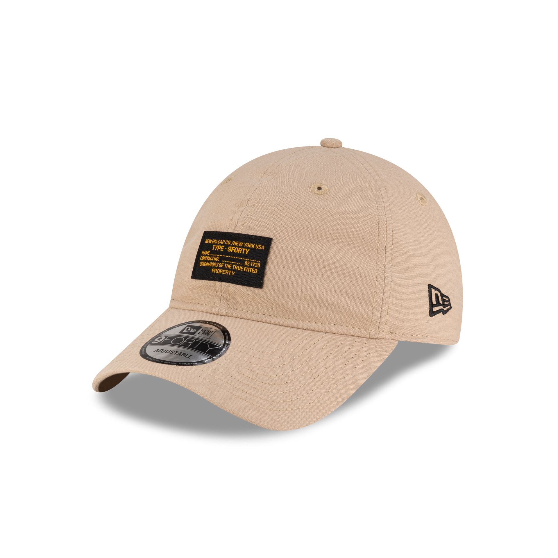 New Era Cap Beige Label 9FORTY Adjustable Hat