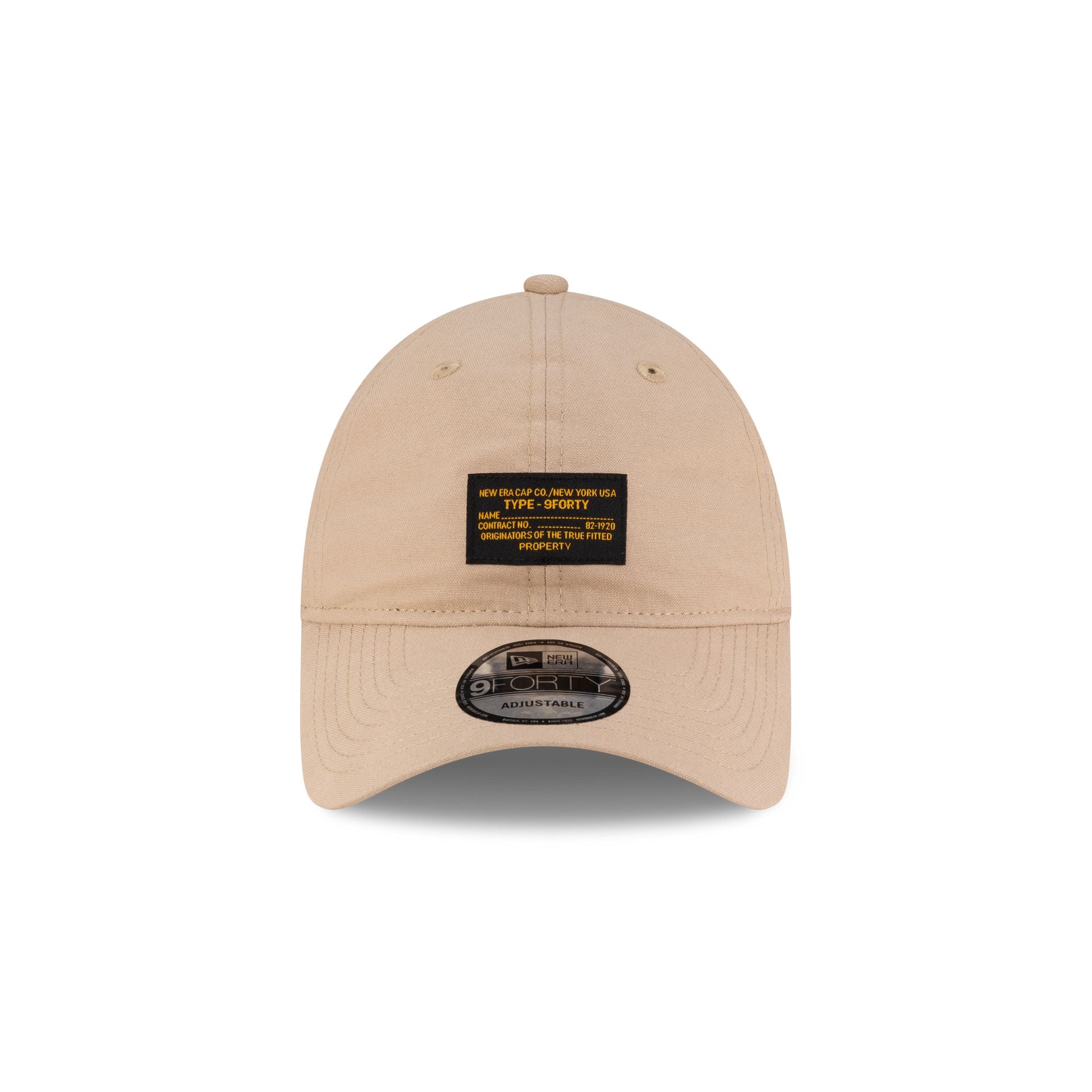 New Era Cap Beige Label 9FORTY Adjustable Hat - Image 2