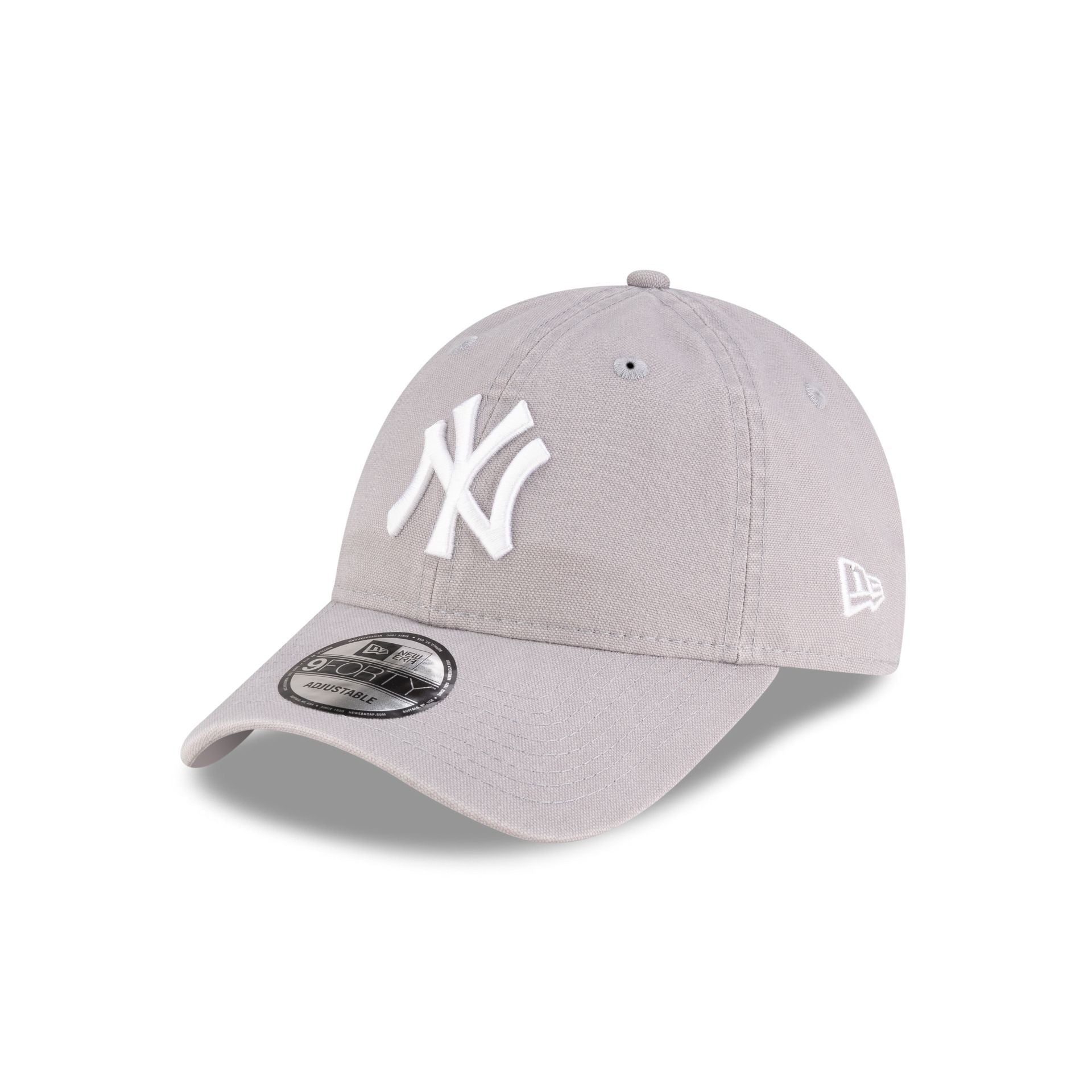 New York Yankees Gray Duck Canvas 9FORTY Adjustable Hat