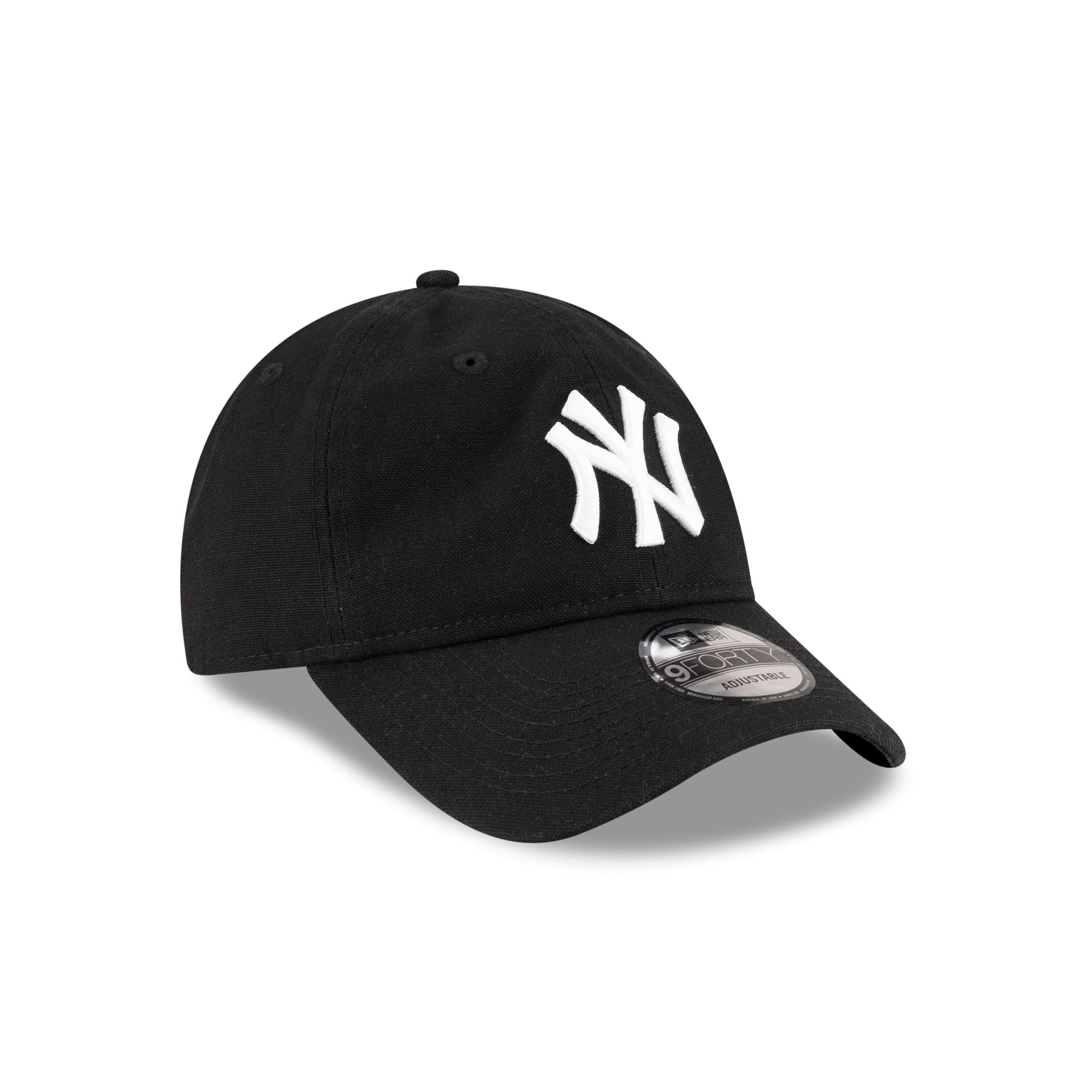 New York Yankees Black Duck Canvas 9FORTY Adjustable Hat - Image 3