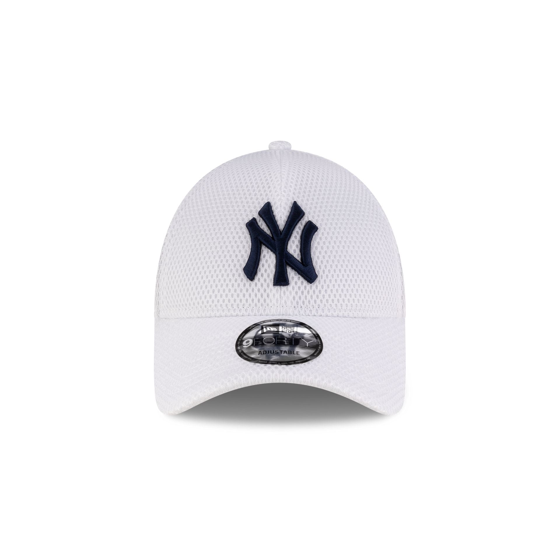 New York Yankees Air Mesh White 9FORTY Strapback Hat - Image 2