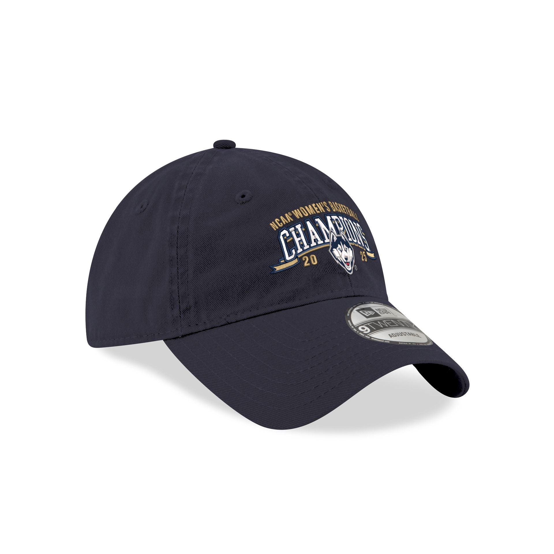 Connecticut Huskies 2025 NCAA Women's Division I Champions 9TWENTY Adjustable Hat - Image 3