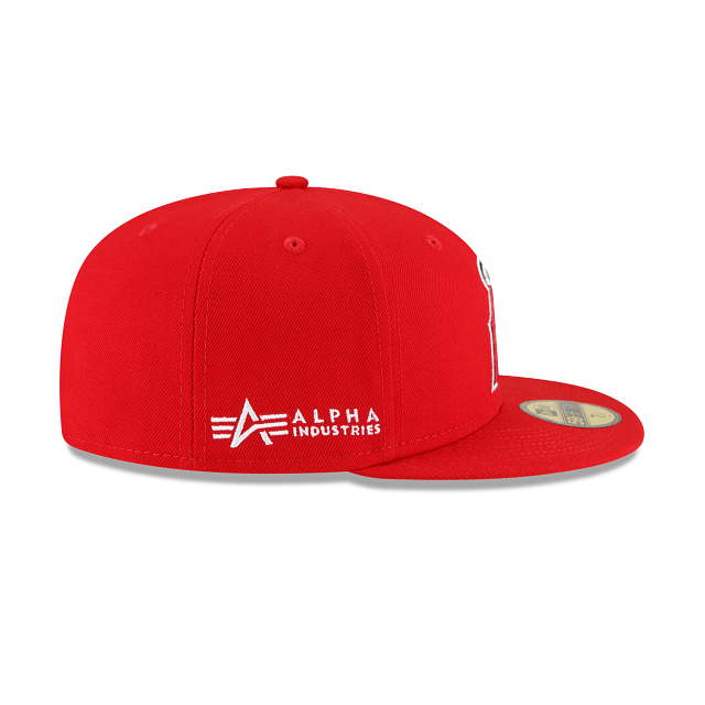 Alpha Industries X Los Angeles Angels 59FIFTY Fitted Hat - Image 5