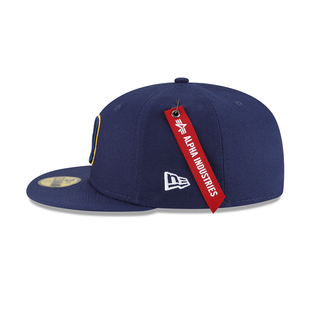 Alpha Industries X Milwaukee Brewers 59FIFTY Fitted Hat - Image 4