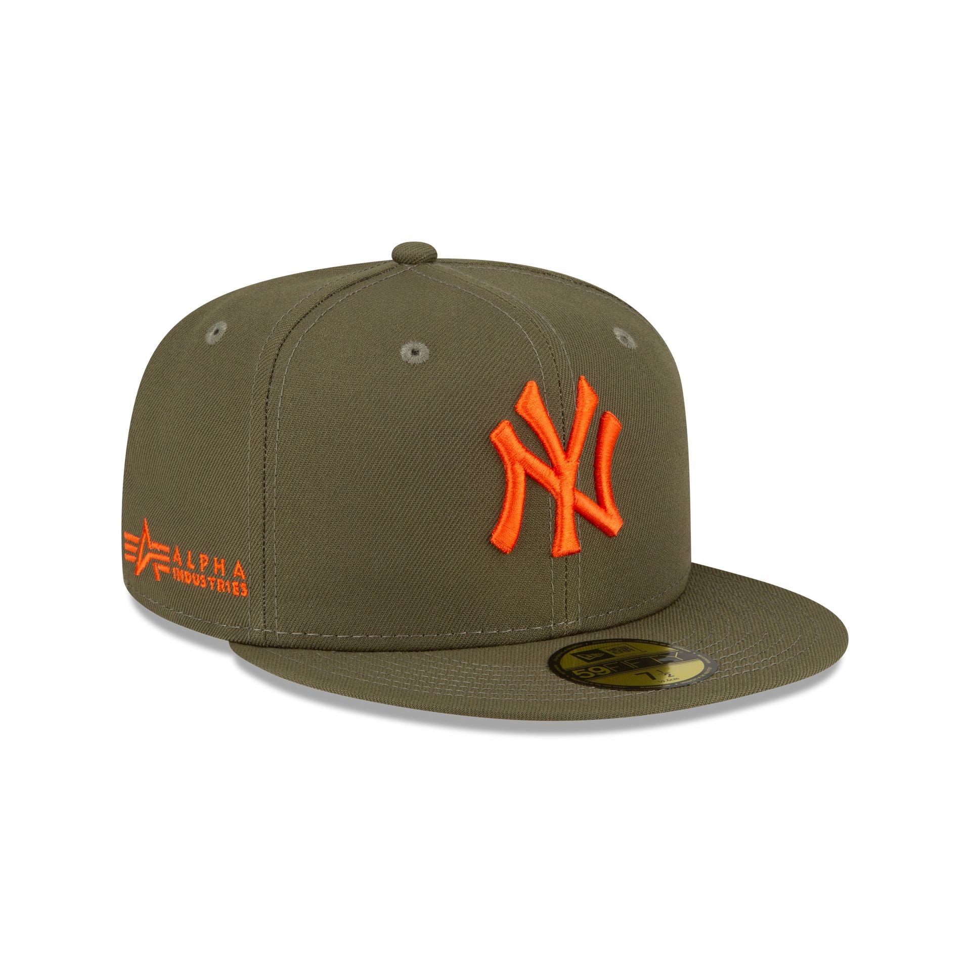 Alpha Industries X New York Yankees Green 59FIFTY Fitted Hat - Image 3