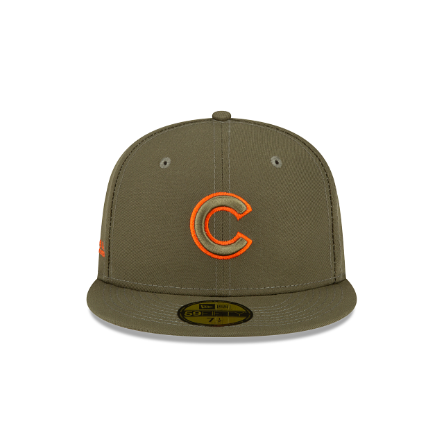 Alpha Industries X Chicago Cubs Green 59FIFTY Fitted Hat - Image 2