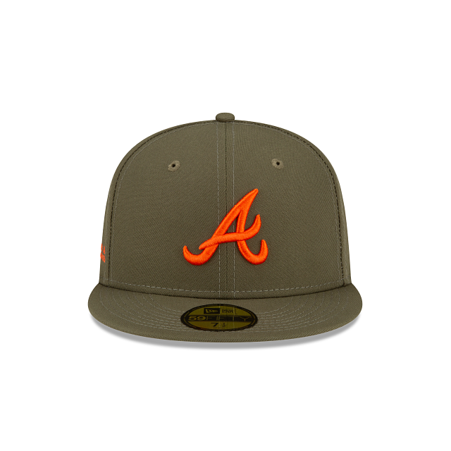 Alpha Industries X Atlanta Braves Green 59FIFTY Fitted Hat - Image 2