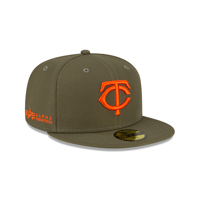 Alpha Industries X Minnesota Twins Green 59FIFTY Fitted Hat - Image 3