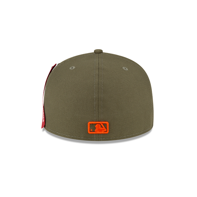 Alpha Industries X Minnesota Twins Green 59FIFTY Fitted Hat - Image 6