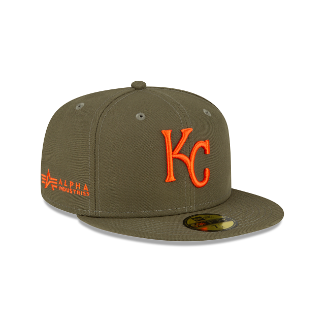 Alpha Industries X Kansas City Royals Green 59FIFTY Fitted Hat - Image 3