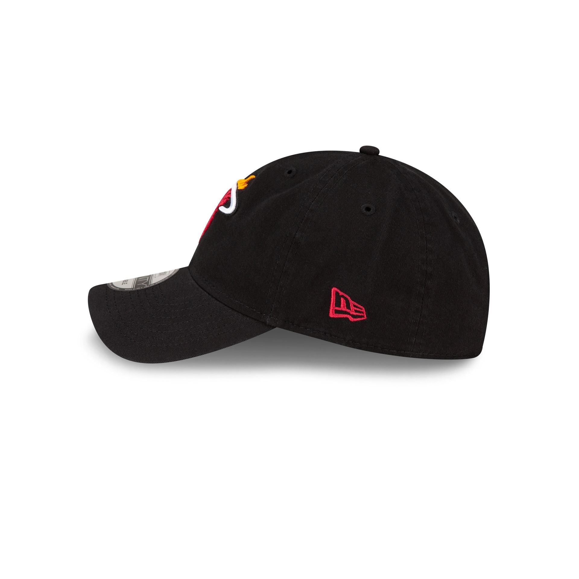 Miami Heat Core Classic Black 9TWENTY Adjustable Hat - Image 4