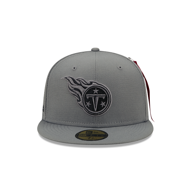 Alpha Industries X Tennessee Titans Gray 59FIFTY Fitted Hat - Image 2