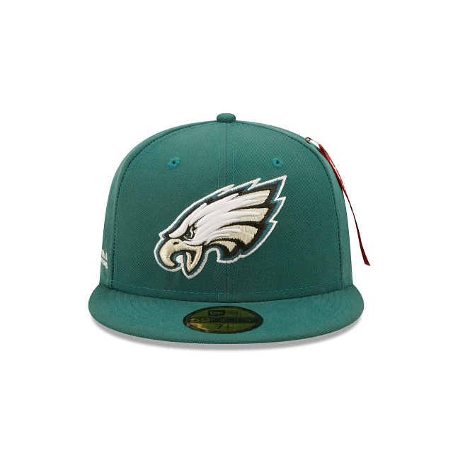 Alpha Industries X Philadelphia Eagles 59FIFTY Fitted Hat - Image 2