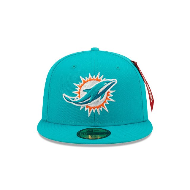 Alpha Industries X Miami Dolphins 59FIFTY Fitted Hat - Image 2