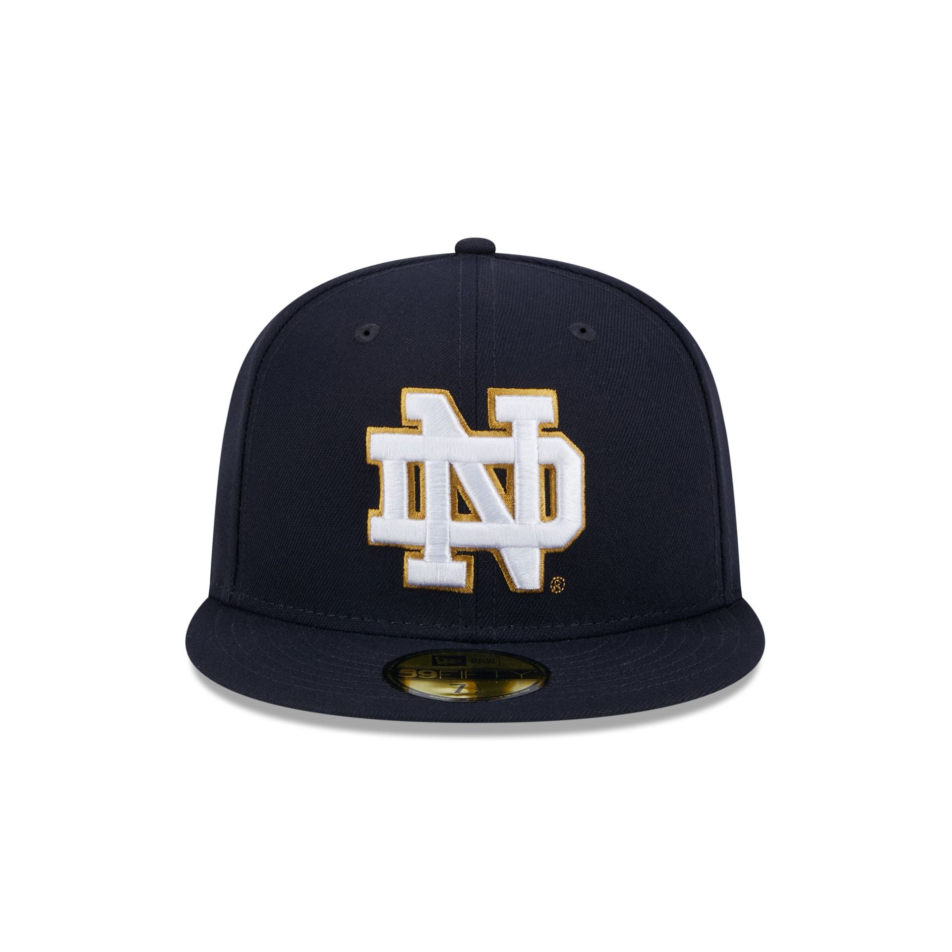 Notre Dame Fighting Irish Navy 59FIFTY Fitted Hat - Image 2