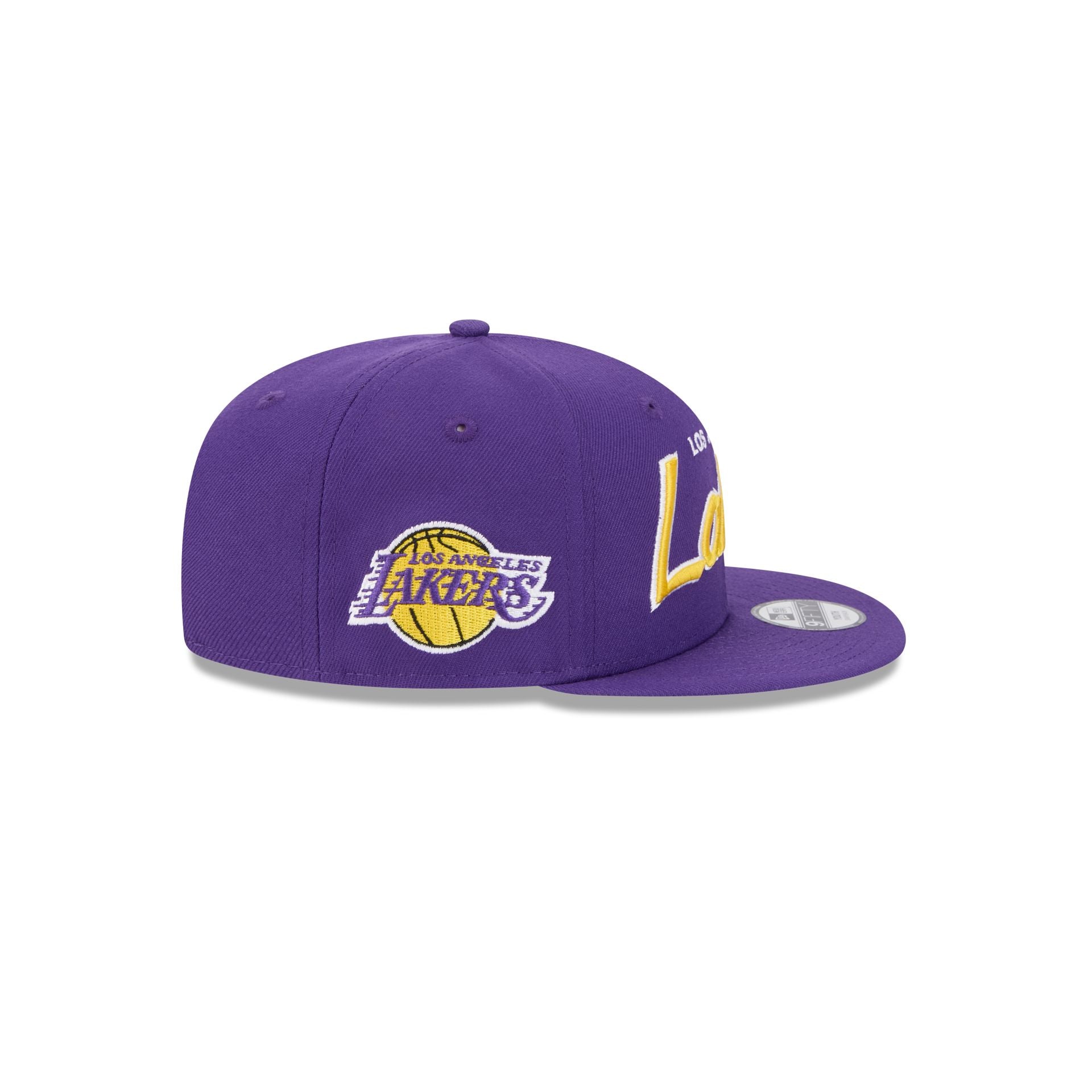Los Angeles Lakers Script Kids 9FIFTY Snapback Hat - Image 4