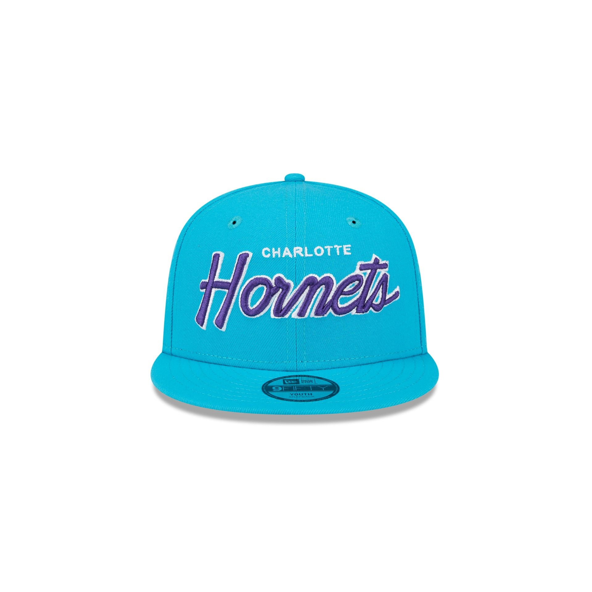 Charlotte Hornets Script Kids 9FIFTY Snapback Hat - Image 2