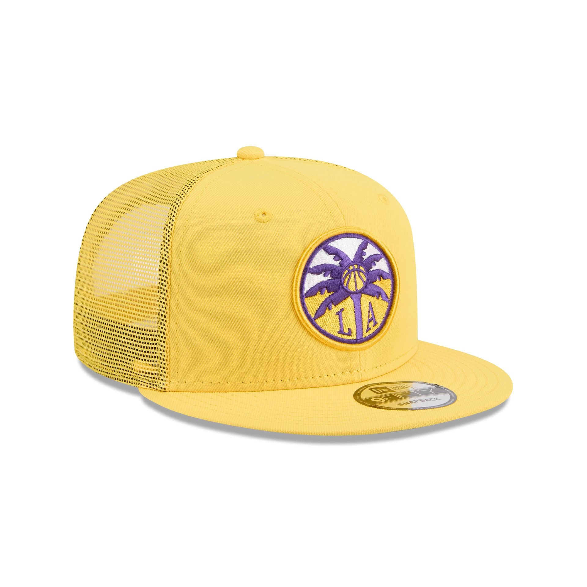 Los Angeles Sparks Yellow 9FIFTY Trucker Hat - Image 3