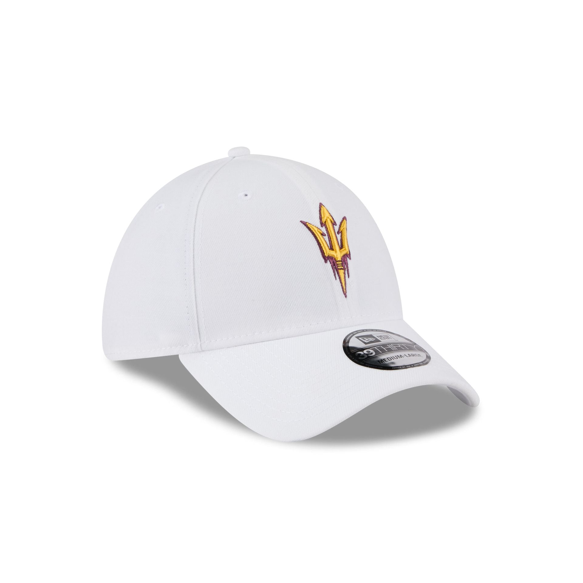 Arizona State Sun Devils Optic White 39THIRTY Stretch Fit Hat - Image 3