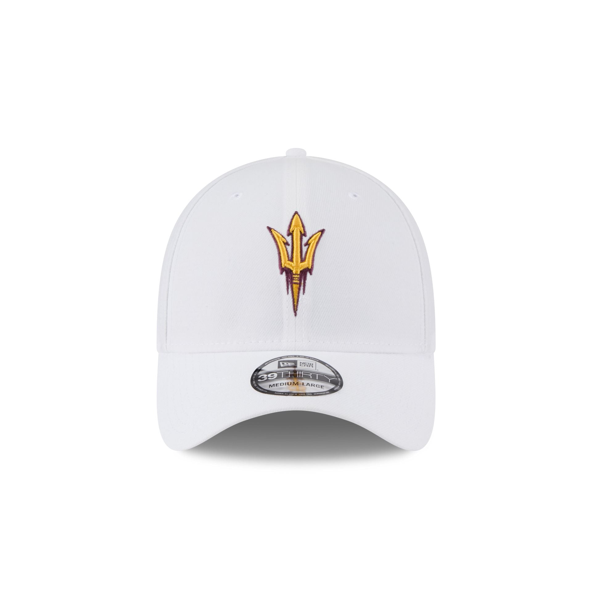 Arizona State Sun Devils Optic White 39THIRTY Stretch Fit Hat - Image 2