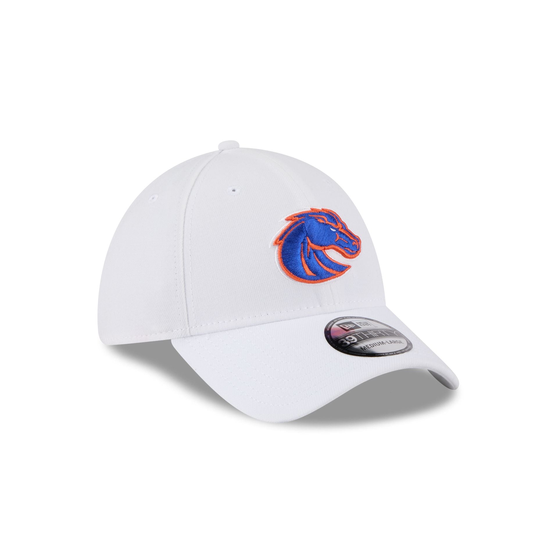 Boise State Broncos Optic White 39THIRTY Stretch Fit Hat - Image 3