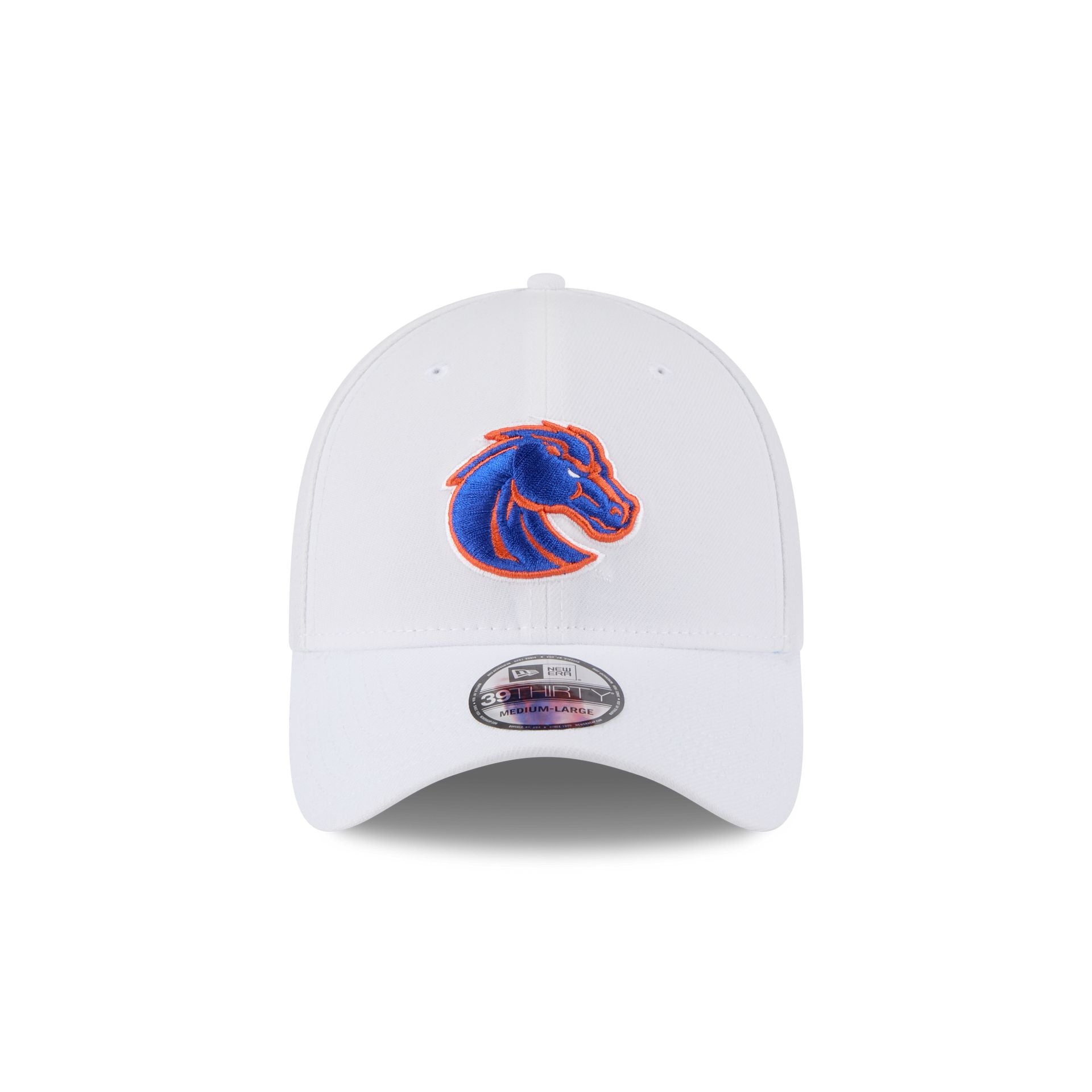 Boise State Broncos Optic White 39THIRTY Stretch Fit Hat - Image 2