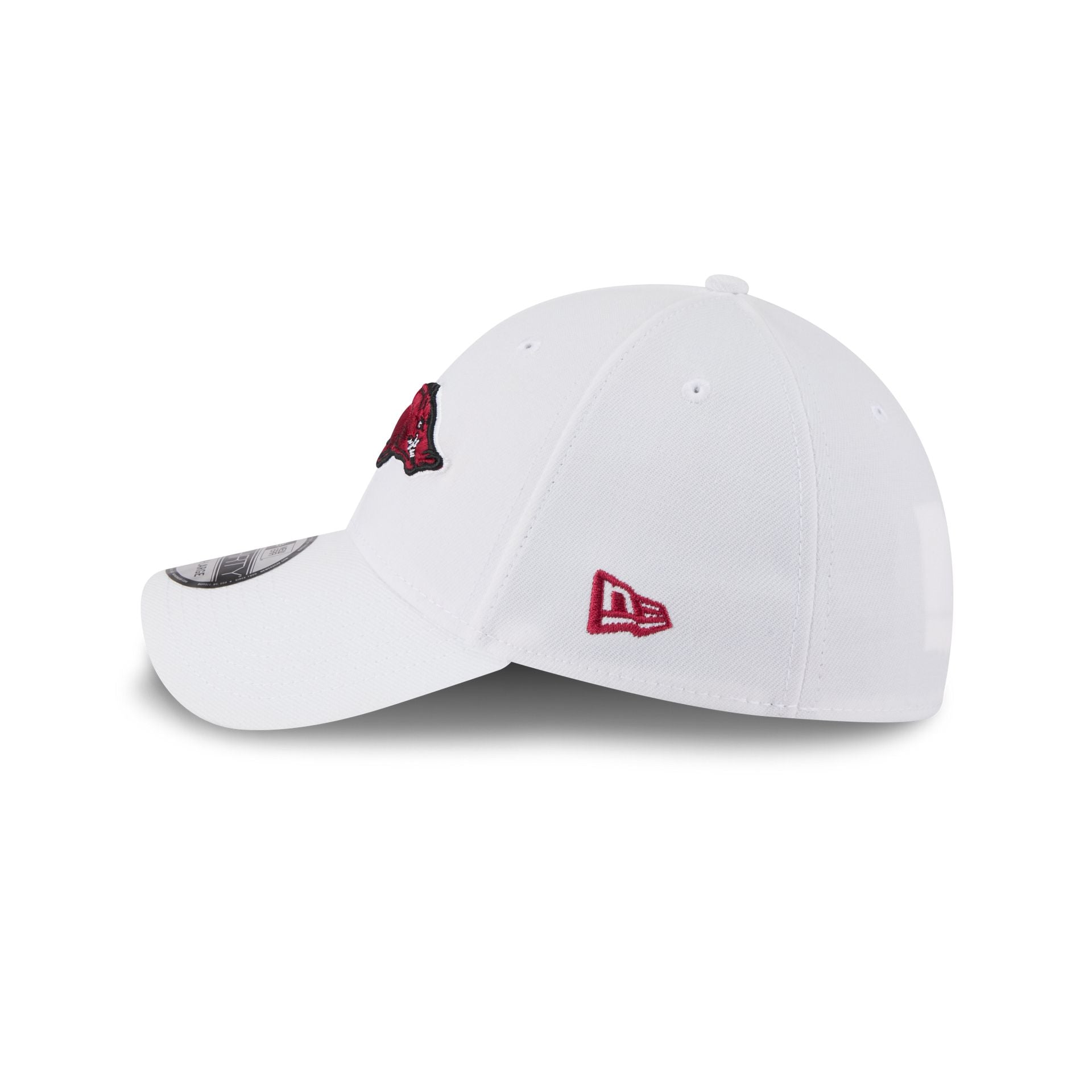 Arkansas Razorbacks Optic White 39THIRTY Stretch Fit Hat - Image 4