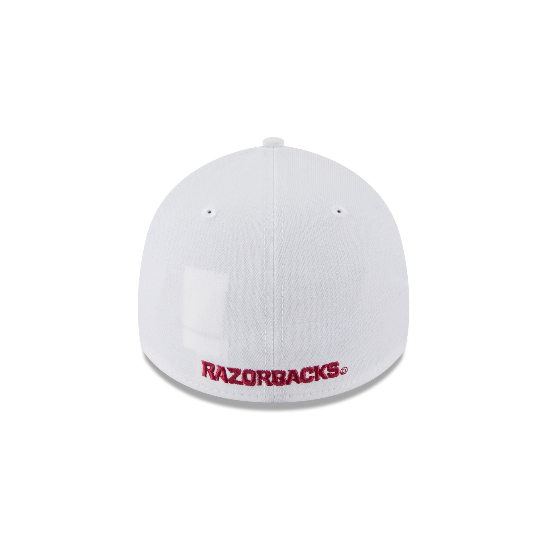 Arkansas Razorbacks Optic White 39THIRTY Stretch Fit Hat - Image 6