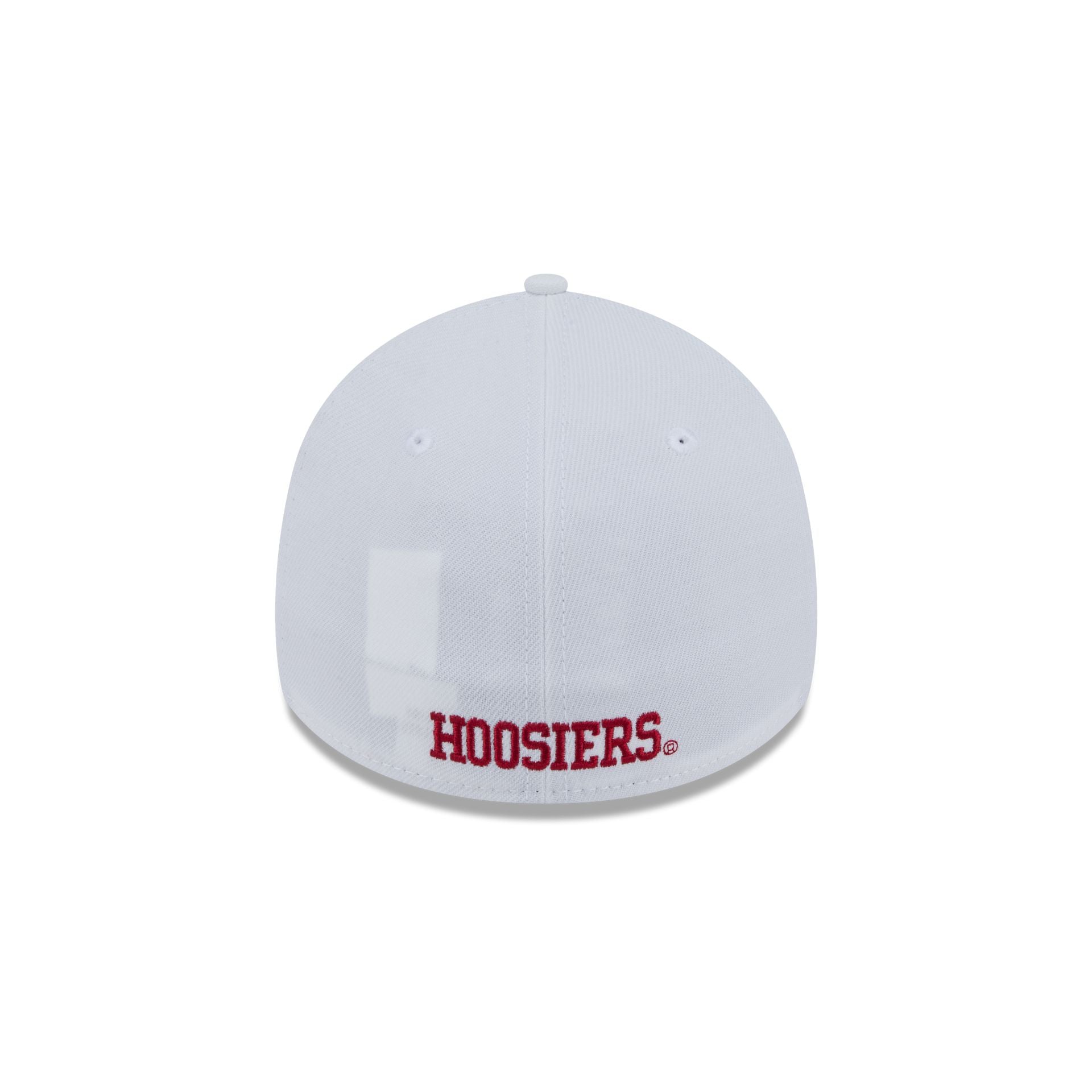 Indiana Hoosiers Optic White 39THIRTY Stretch Fit Hat - Image 6