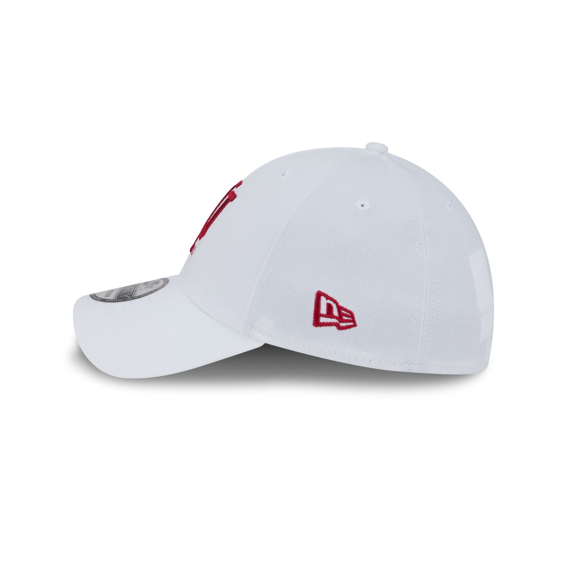 Indiana Hoosiers Optic White 39THIRTY Stretch Fit Hat - Image 4