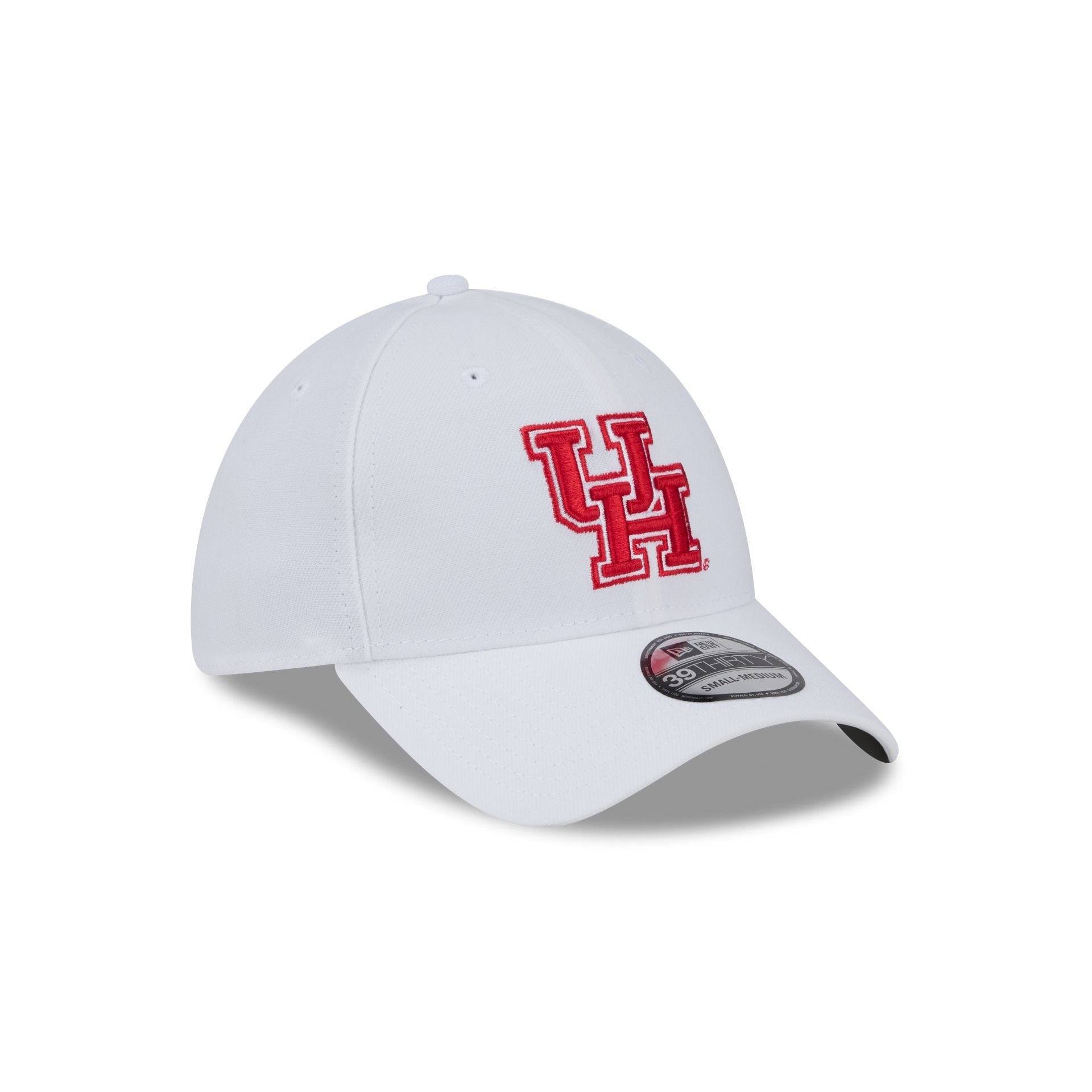 Houston Cougars Optic White 39THIRTY Stretch Fit Hat - Image 3