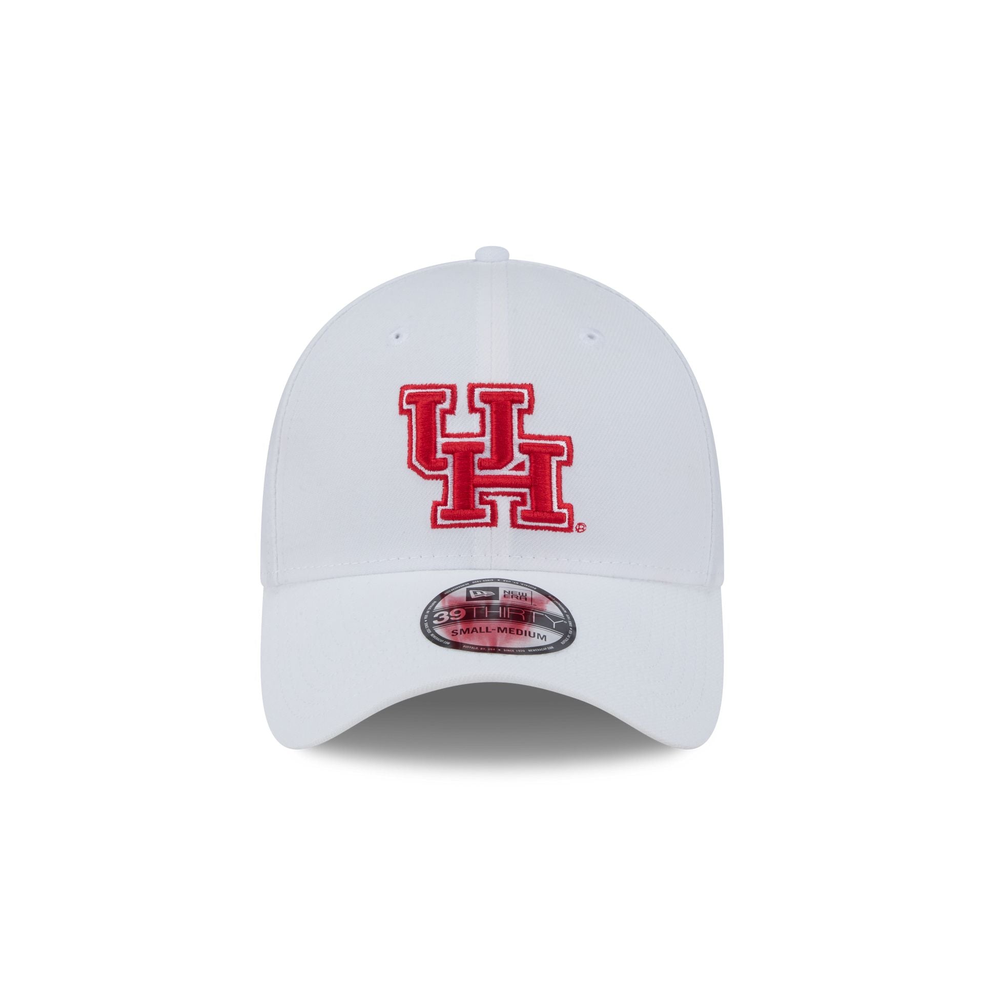 Houston Cougars Optic White 39THIRTY Stretch Fit Hat - Image 2