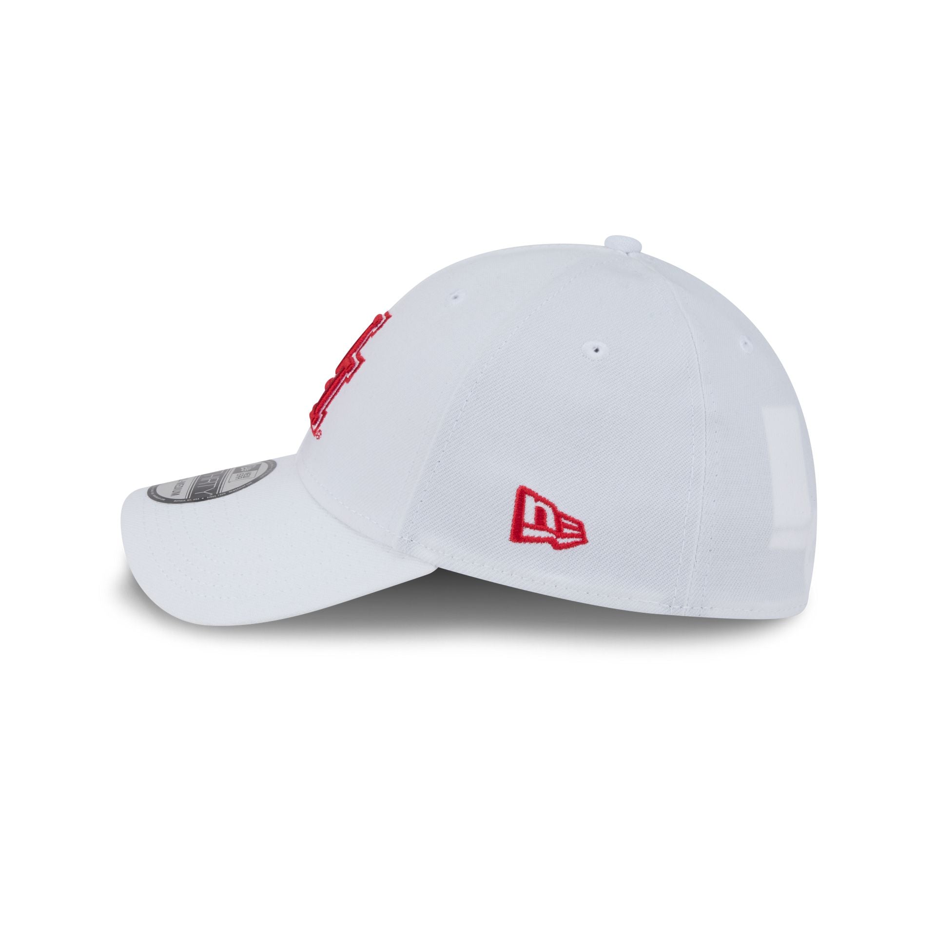 Houston Cougars Optic White 39THIRTY Stretch Fit Hat - Image 4