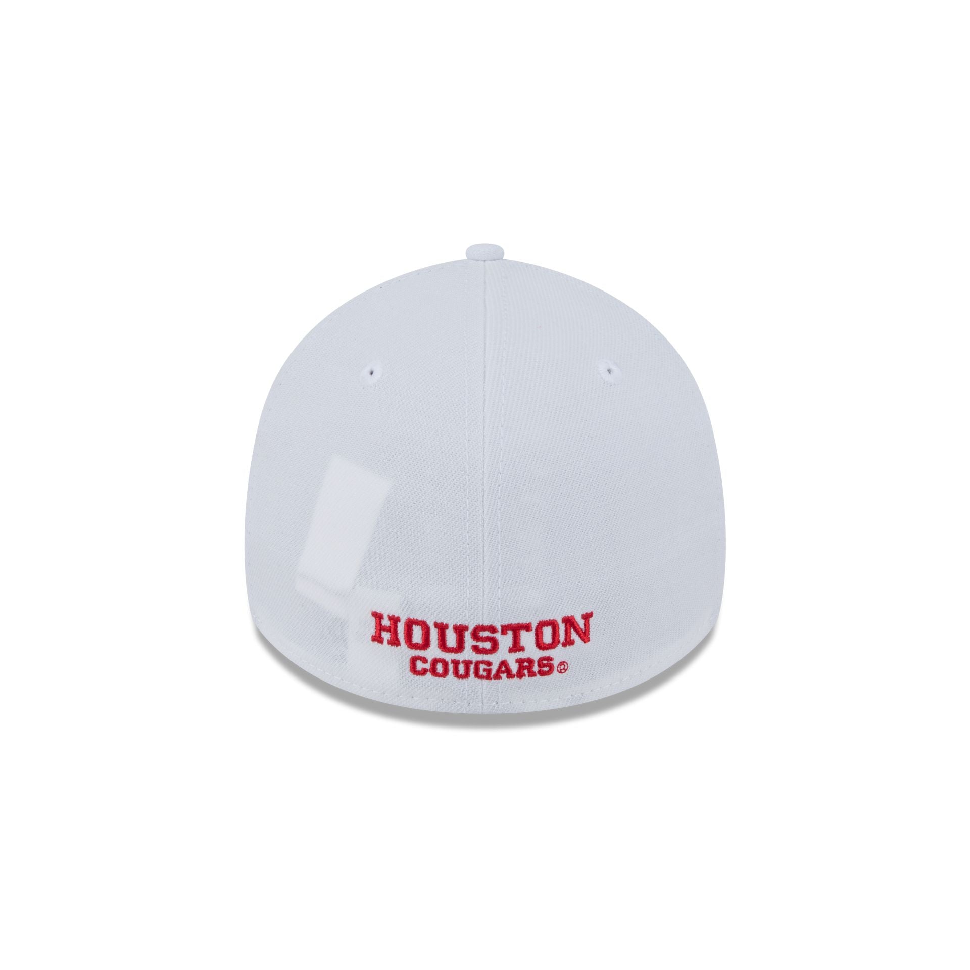 Houston Cougars Optic White 39THIRTY Stretch Fit Hat - Image 6