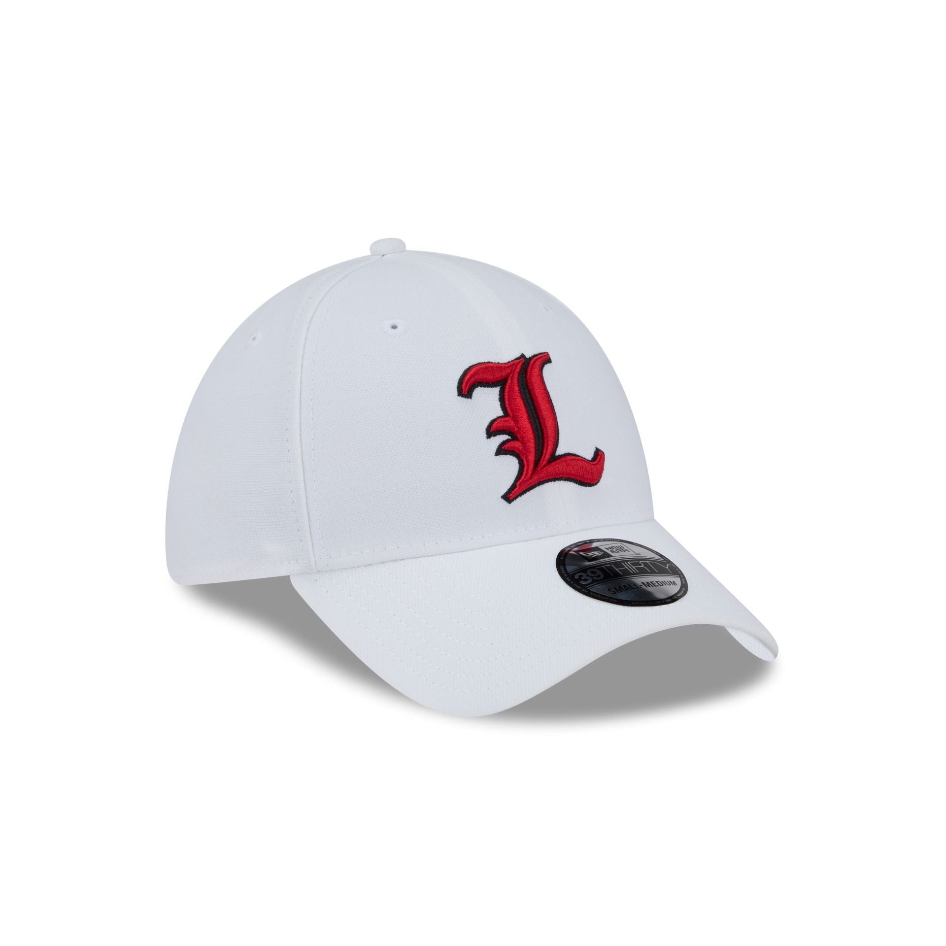 Louisville Cardinals Optic White 39THIRTY Stretch Fit Hat - Image 3
