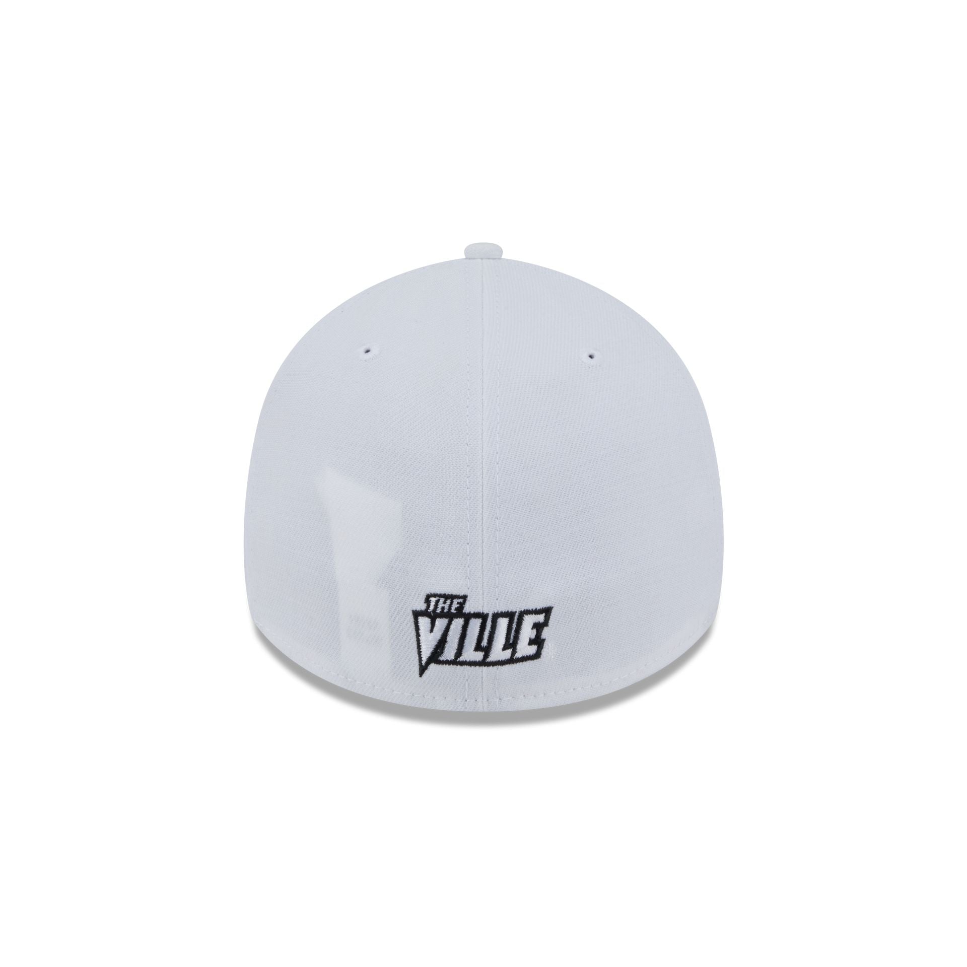 Louisville Cardinals Optic White 39THIRTY Stretch Fit Hat - Image 6