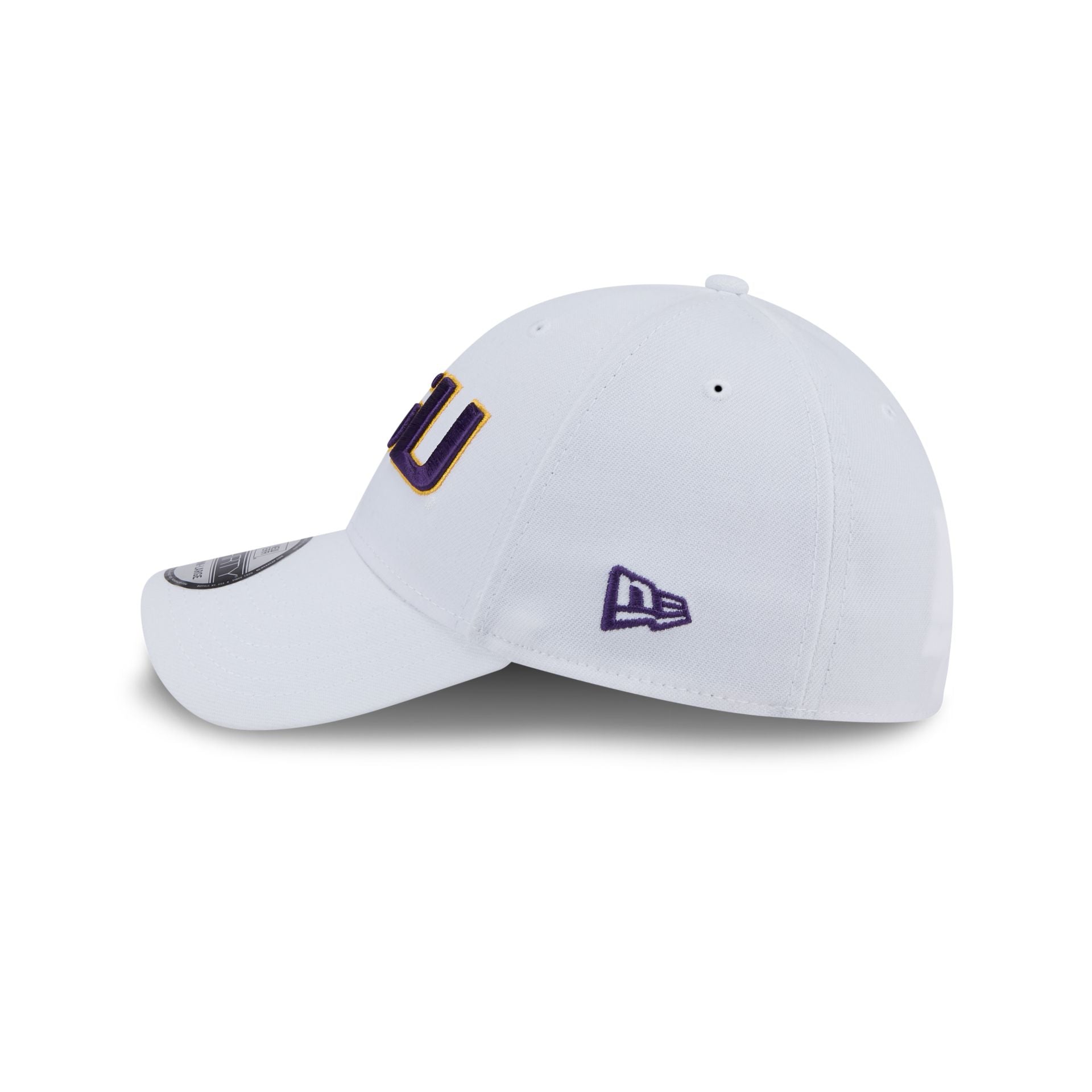 LSU Tigers Chrome 39THIRTY Stretch Fit Hat - Image 4