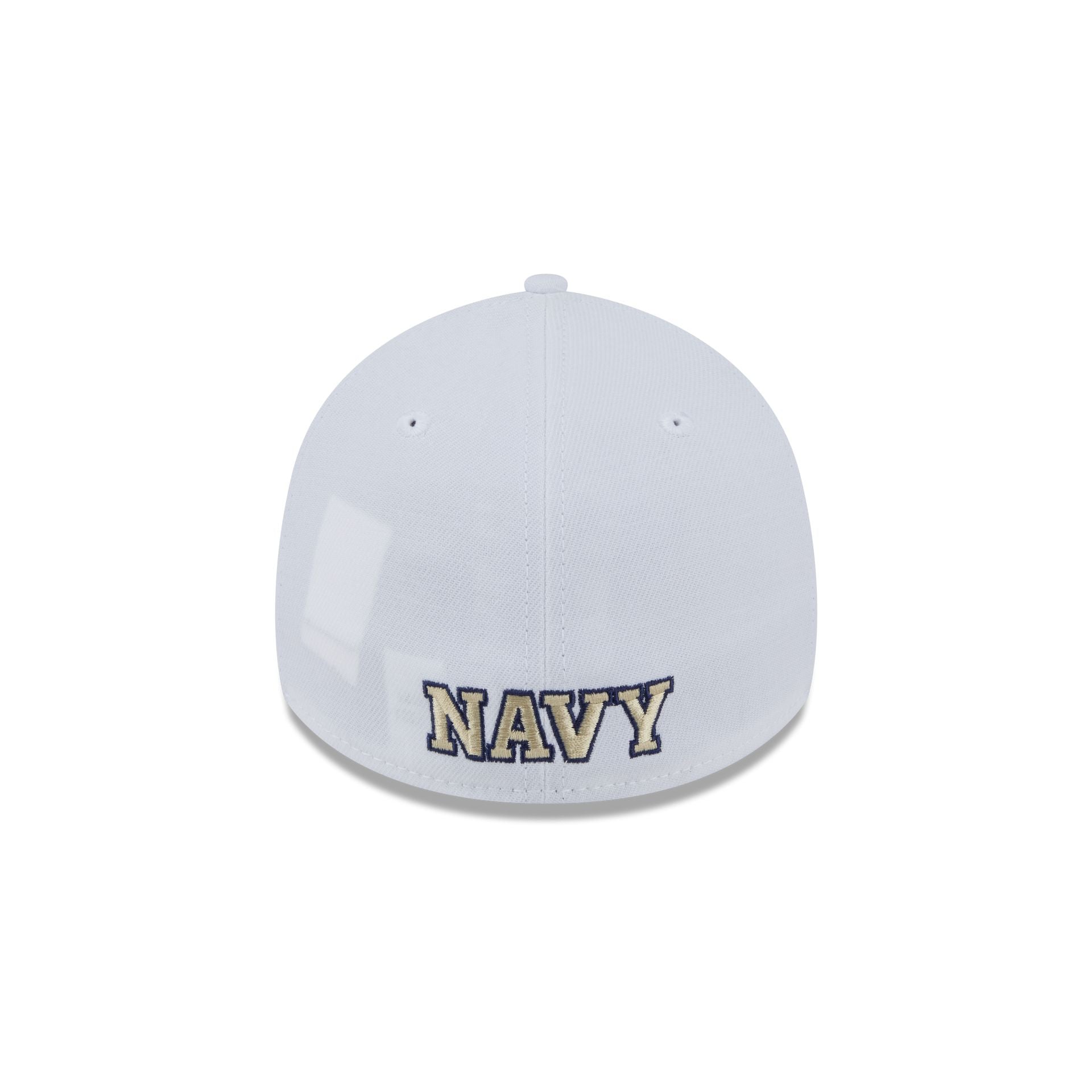 Navy Midshipmen Optic White 39THIRTY Stretch Fit Hat - Image 6
