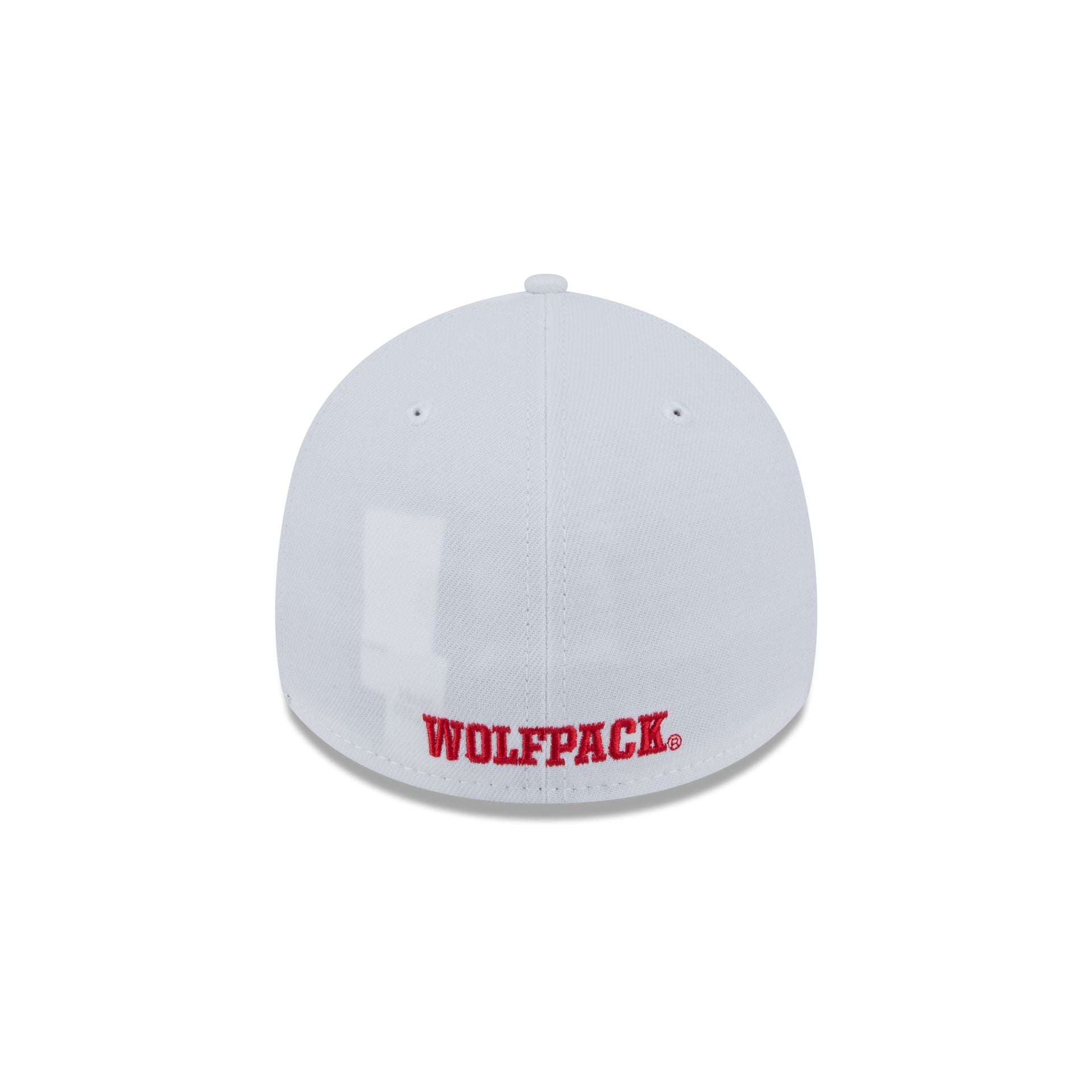 NC State Wolfpack Optic White 39THIRTY Stretch Fit Hat - Image 6