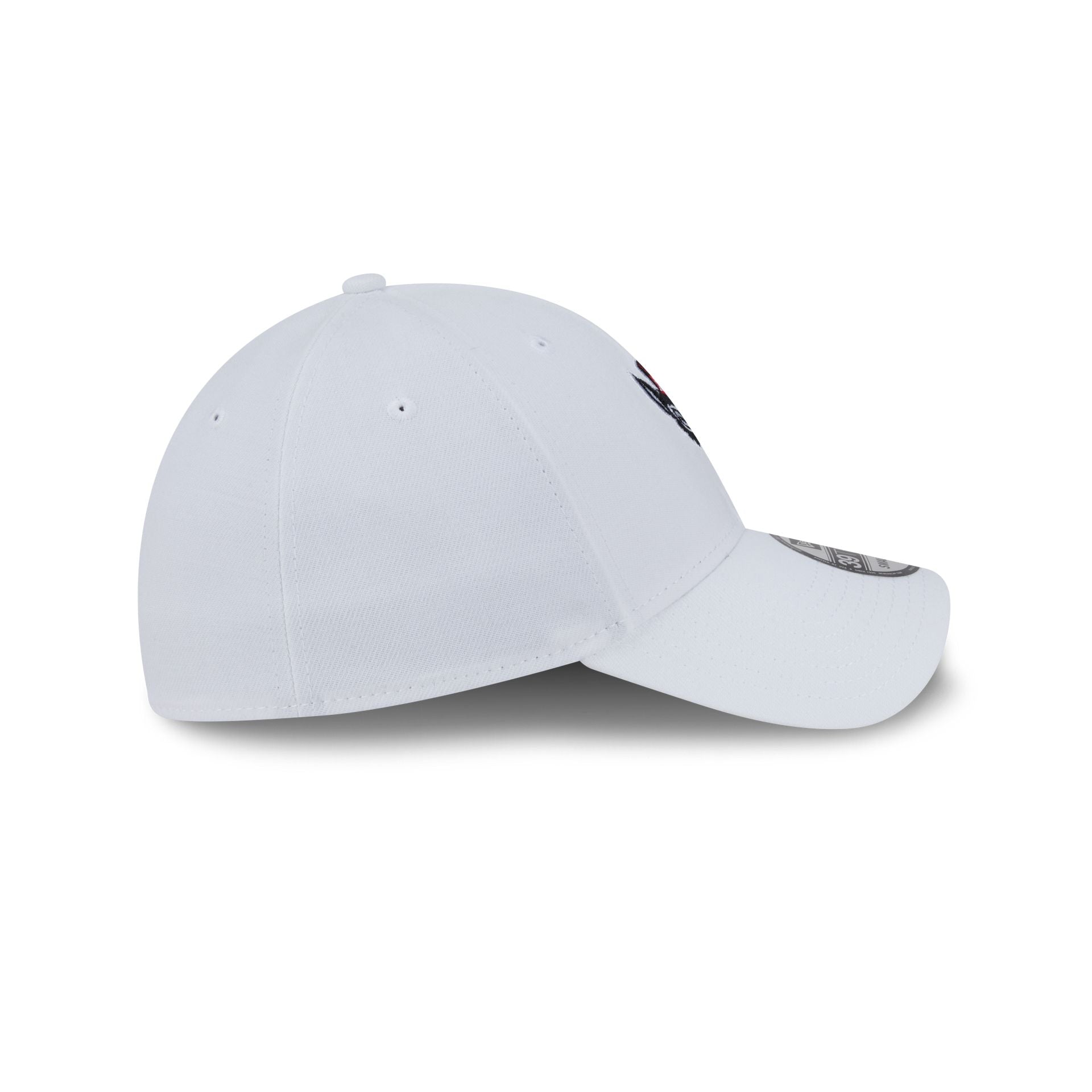 NC State Wolfpack Optic White 39THIRTY Stretch Fit Hat - Image 5