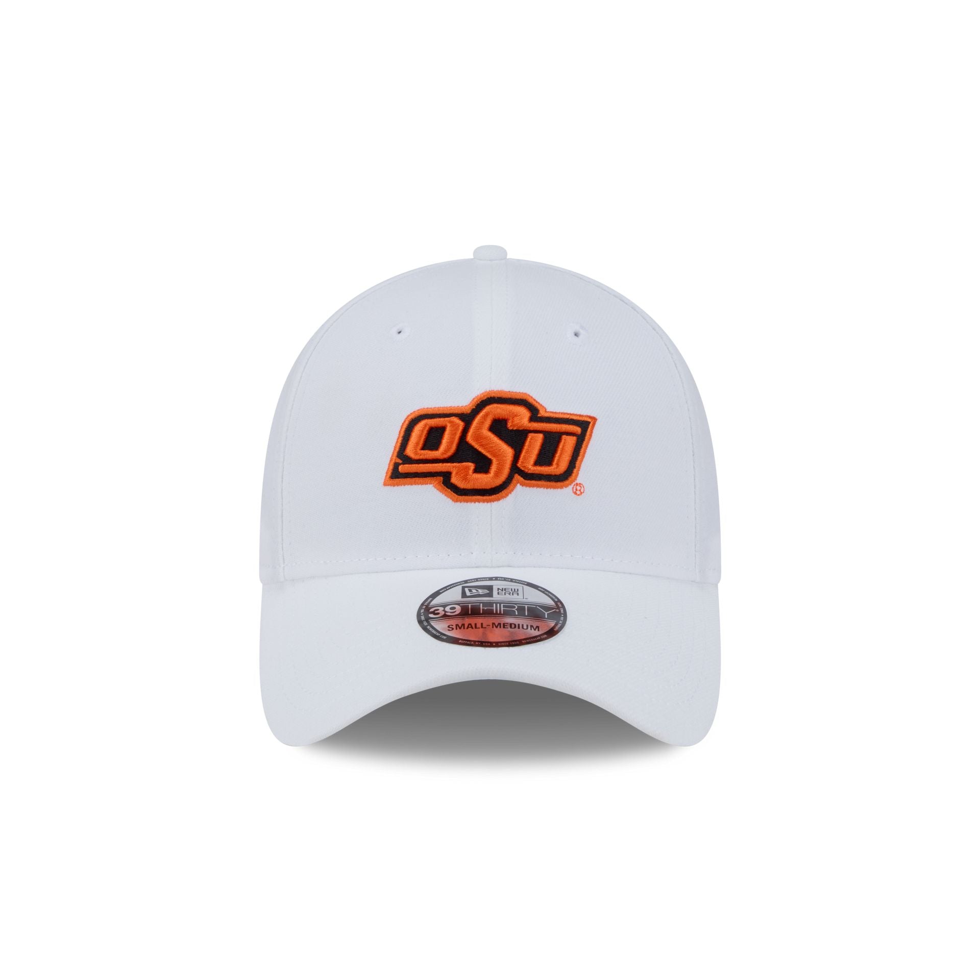 Oklahoma State Cowboys Optic White 39THIRTY Stretch Fit Hat - Image 2
