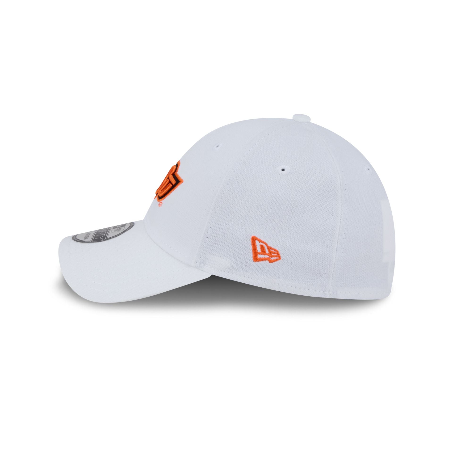 Oklahoma State Cowboys Optic White 39THIRTY Stretch Fit Hat - Image 4