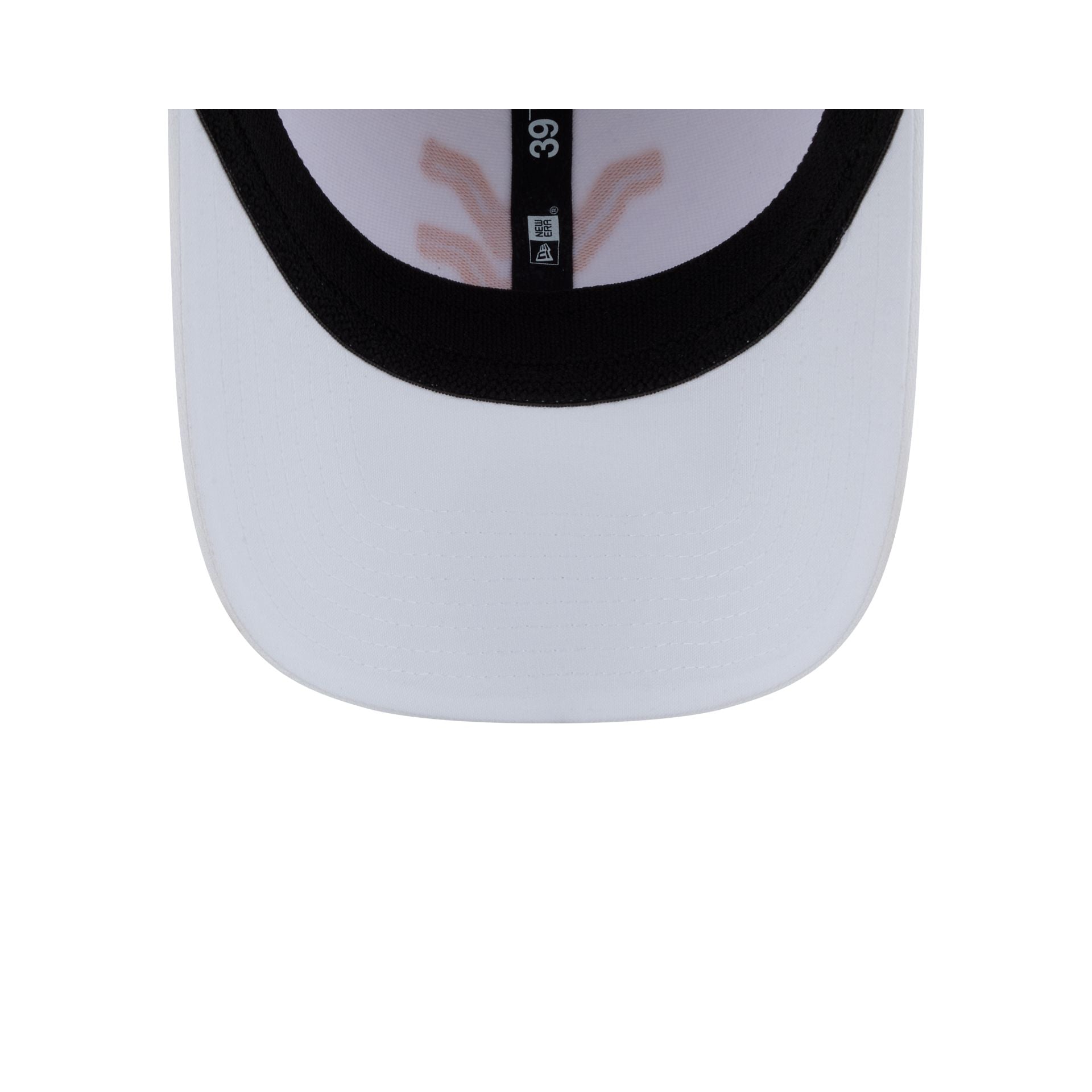 West Virginia Mountaineers Optic White 39THIRTY Stretch Fit Hat - Image 7